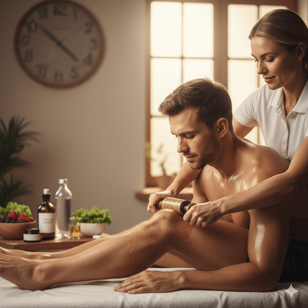 Red light therapy device for muscle recovery and skin health